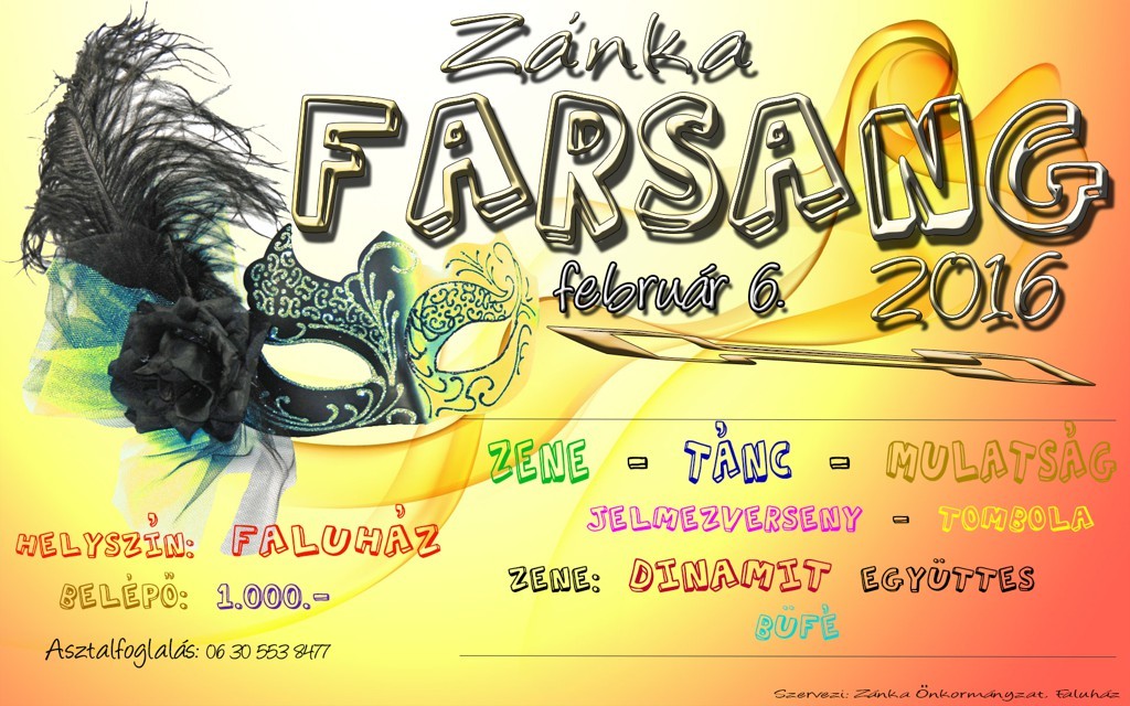 Farsang Zánka 2016